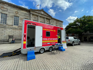 Supporting image for story: Roll out of new Covid testing vehicles 