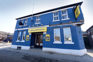 The Salopian, pictured before its latest paint job, is on Smithfield Road next to the river