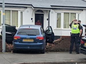 Supporting image for story: Investigation begins after stolen car crashes into Wolverhampton home