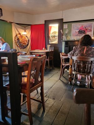 The interior at The Fat Tapas