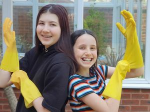 Supporting image for story: Schoolgirls mop up on TikTok for Cancer Research UK

