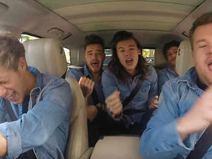 Supporting image for story: WATCH: One Direction join James Corden for Carpool Karaoke