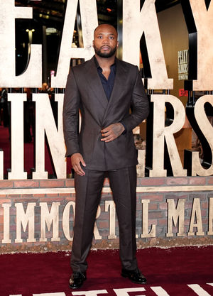 Leon Edwards attending the global premiere for Peaky Blinders: The Immortal Man at Symphony Hall, Birmingham. Photo: Jacob King/PA Wire