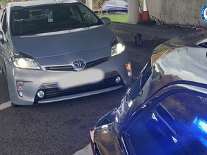 Supporting image for story: Van driver seen rolling suspected cannabis joint among 195 traffic offences recorded by West Midlands Police's 'Op Tramline' project