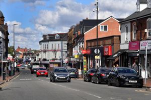 Bearwood Road which acts as the high street in the bustling community of Bearwood