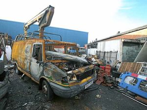 Supporting image for story: Arson attack ravages reclamation yard