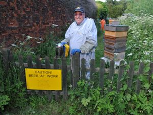 Supporting image for story: Buzzing with the bees - Taking care of the apiary at a stately
home