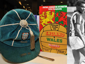 Supporting image for story: West Brom legend Laurie Cunningham's England cap sells for £1.6k at auction
