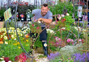 Luke Footes from Percy Throwers (Blue Diamond) at Shrewsbury Flower Show
