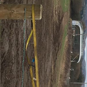 The new bridge pictured from the fields. Picture: Chris Naylor