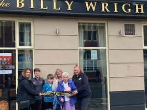Supporting image for story: Wolverhampton great grandmother celebrates 90th birthday at Billy Wright Pub her parents ran 50 years ago