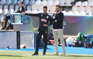 Carlos Corberan during his time in charge at Huddersfield