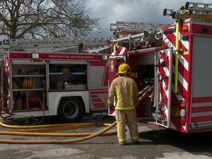 Supporting image for story: Firecrews battle Shropshire workshop blaze