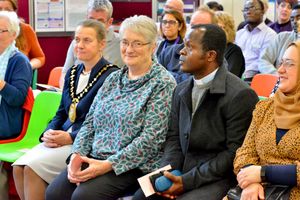 Sister Margaret Walsh and Father Damian Ozokwere were amongst the invited guests at the event