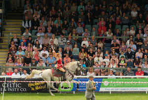 One of the highlights at the show was the return of the Ukrainian Cossacks. Image by Andy Compton