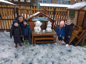 Supporting image for story: Snow day magic as Little Trinity Nursery turns Storm Goretti into smiles