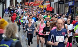 More than 2,000 people took part in the Shrewsbury 10k run