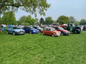 An array of MG Rover related cars and vehicles lined up for the annual event near the former Longbridge plant yesterday (Saturday), including nine which had set off from the Ten Arches pub, Stourbridge that morning.