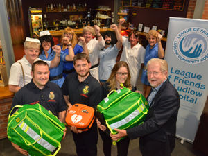 Supporting image for story: Ludlow bed push row: Cash kits out Community First Responder pair