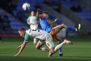 George Lloyd led the line superbly well for Shrewsbury Town