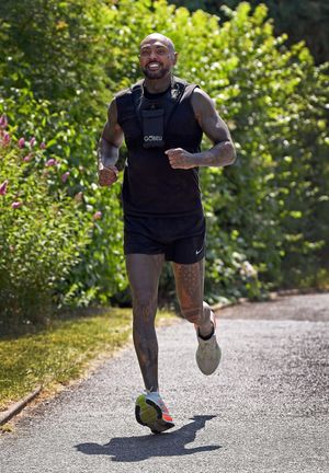 Marcus Portman is a former world champion boxer and has kept up his fitness journey through bodybuilding and running
