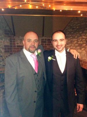 From left, Tony Pattison and late son Harley