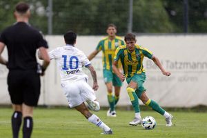 Cole Deeming in action for West Brom during their friendlt with Dynamo Kyiv (Photo by Adam Fradgley/West Bromwich Albion FC via Getty Images)