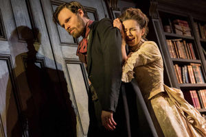 L-R: Rupert Young as Jack Manningham and Kara Tointon as Bella Manningham