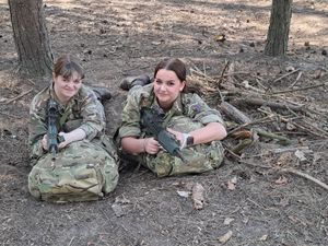 Supporting image for story: Telford College students visit military training base