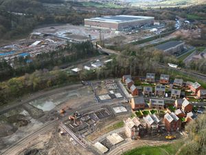 Supporting image for story: New drone photos show huge Ironbridge development as houses go up on the site of former power station