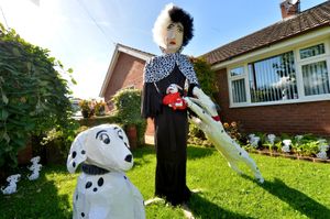The winner in the fun category, Cruella from 101 Dalmations, made by Michelle Williams