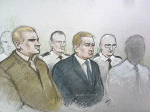 Supporting image for story: Soldier had Hitler stickers, guns, knives and CS gas, jury told