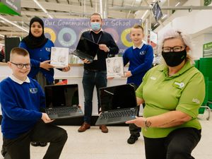 Supporting image for story: Telford school benefits from laptop donation by supermarket 
