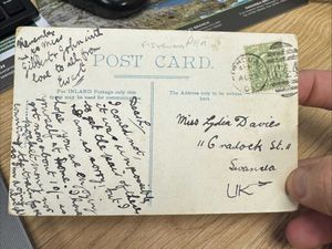 Supporting image for story: Postcard which ‘should be in a museum’ delivered 121 years after it was sent