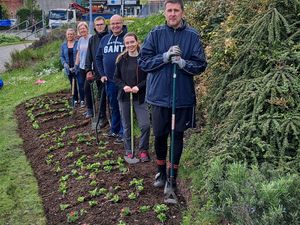 Supporting image for story: Green-fingered bankers get their hands dirty in Walsall for blooming good charity cause 