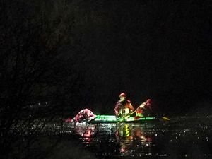 Supporting image for story: Four children in critical condition after falling through ice on lake