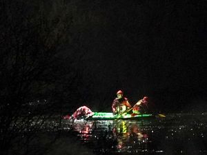 Supporting image for story: Four children in critical condition after falling through ice on lake