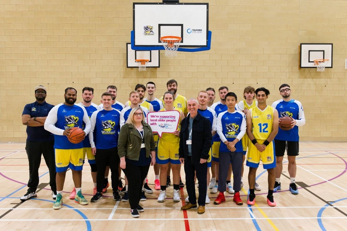 Basketball team raises funds to help older people