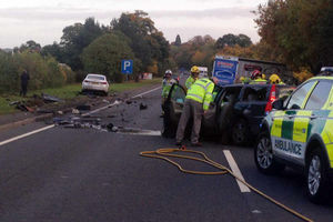 Supporting image for story: Renewed call for A5 work at Oswestry after crash