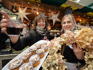 Supporting image for story: Festive sparkle as Shrewsbury market prepares for late-night opening
