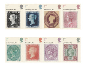 A set of eight Victorian era stamps revived by the Royal Mail, charting the evolution of British philately during Queen Victoria's reign. Each stamp features her unmistakable profile, a constant presence throughout more than six decades on the throne. Issue date: Thursday November 20, 2025. Photo: Royal Mail/PA Wire