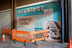 A range of different designs have been put up around the shopping centre