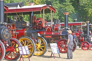 Shrewsbury Steam Rally featured a host of historic exhibits.