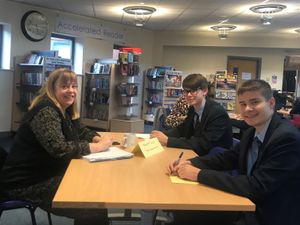 Supporting image for story: Ladder for Staffordshire: Pupils interview top business representatives