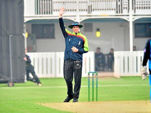 Supporting image for story: Shantry getting a view from the umpire’s side