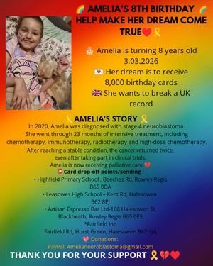 The campaign poster helps to give people details of where to send cards