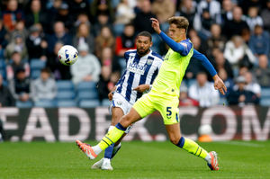 George Campbell was part of a solid Albion backline that largely kept Preston at bay in the 2-1 win. (Photo by Adam Fradgley/West Bromwich Albion FC via Getty Images)