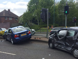 Supporting image for story: Air ambulance called as three injured in Wednesfield crash