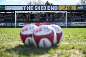 The Shed End at Stafford Rangers. Picture: Pete Wideman