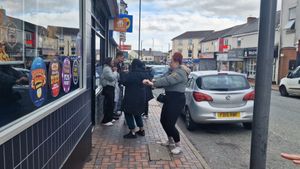 The music allowed people to get moving and enjoy the song